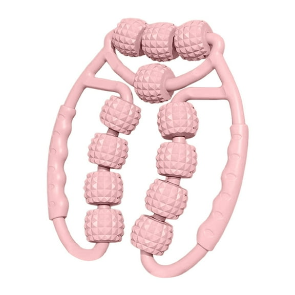 HAITIANS massage rollers, relaxation rollers, cellulite rollers, muscle relaxers, circular leg clamps, leg massage for tennis elbow legsSize:10x9in Color:Pink