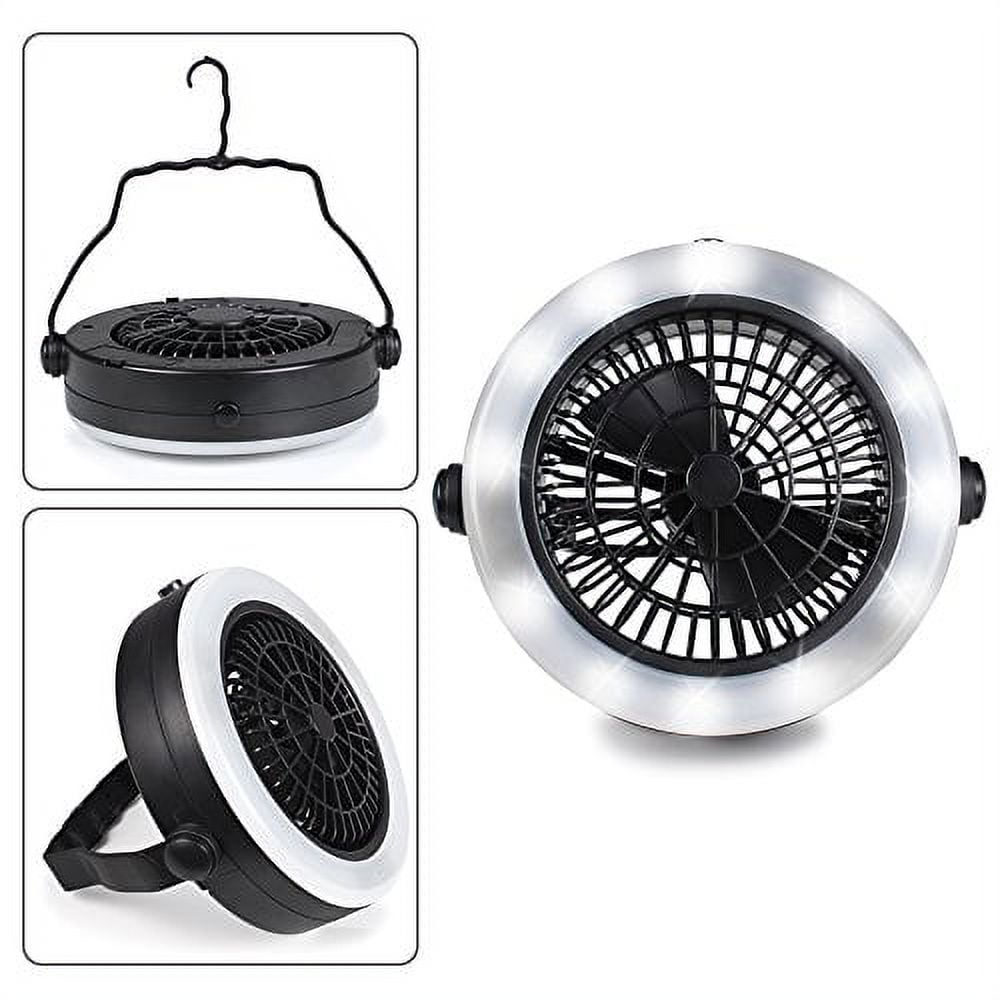 HAITRAL Multifunctional 2IN1 LED Camping Lantern with Ceiling Fan