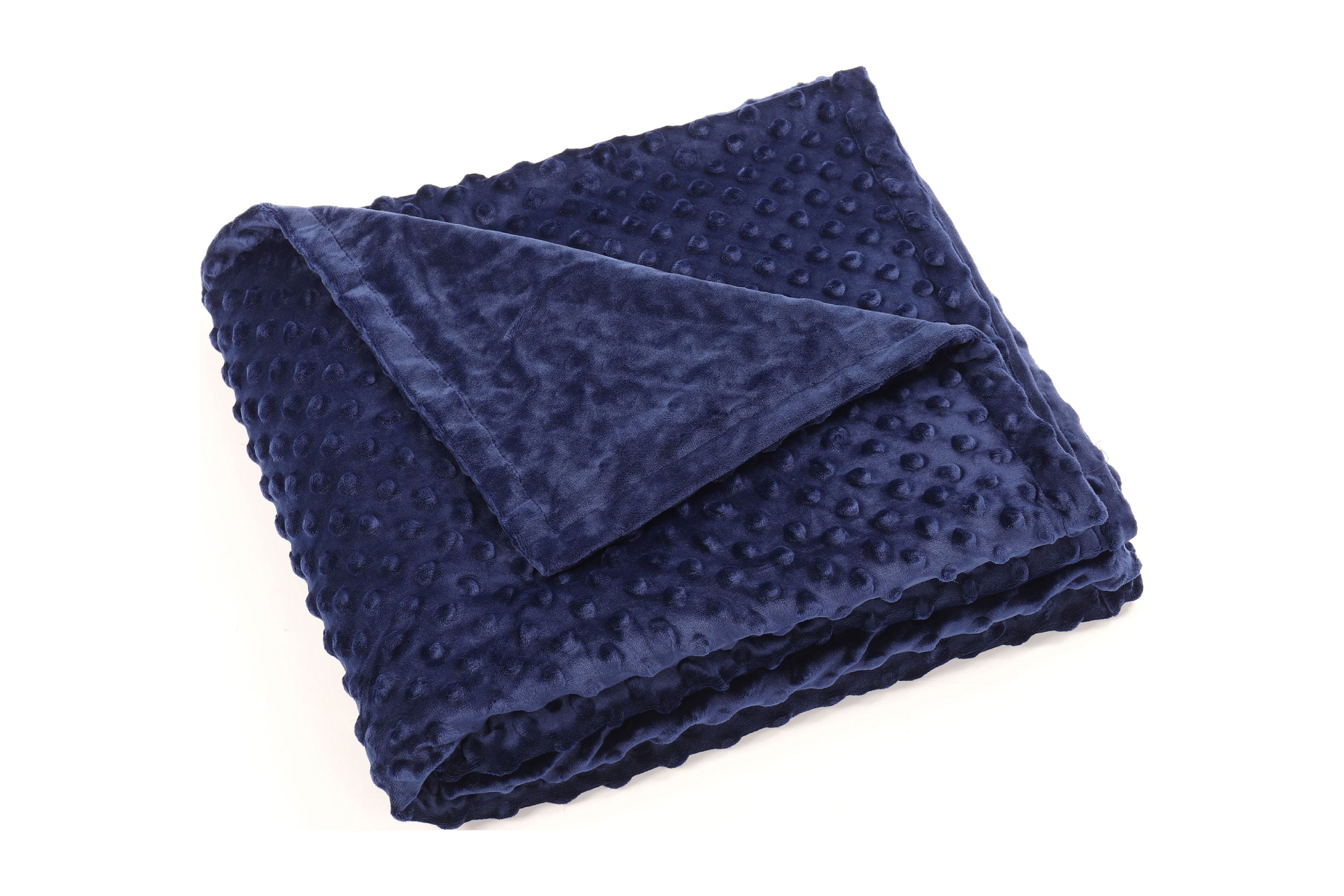 HAITRAL NEX Blue Weighted Blanket Duvet Cover (60”x80”)