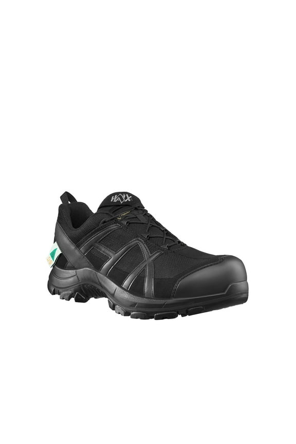 42.1 Low Black Eagle Safety Boot, 8.5US, Wide, Black, 8.5