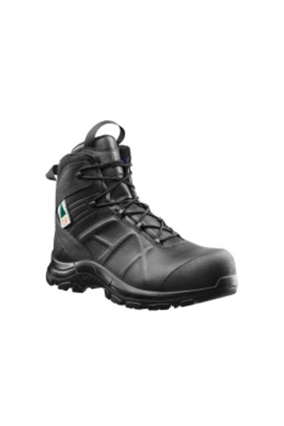 Black Eagle Safety 55 Mid, Side-Zip, Women's Boots, Black, 8 Medium