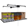Sytorage Rack Layout HAIXIAO All-Steel Overhead Garage Storage Rack 3x6 FT with Heavy-Duty ...