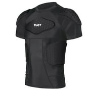 HAIYUE Men Protective Full-Body Jersey padded compression shirt football Chest Protector for Football of size L