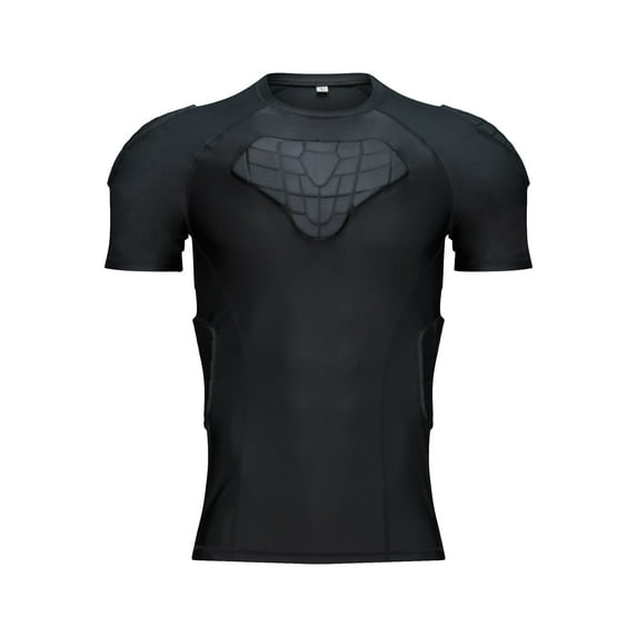 HAIYUE Protective Compression Jersey padded shirt Chest Protector for Football Baseball of Size XXL