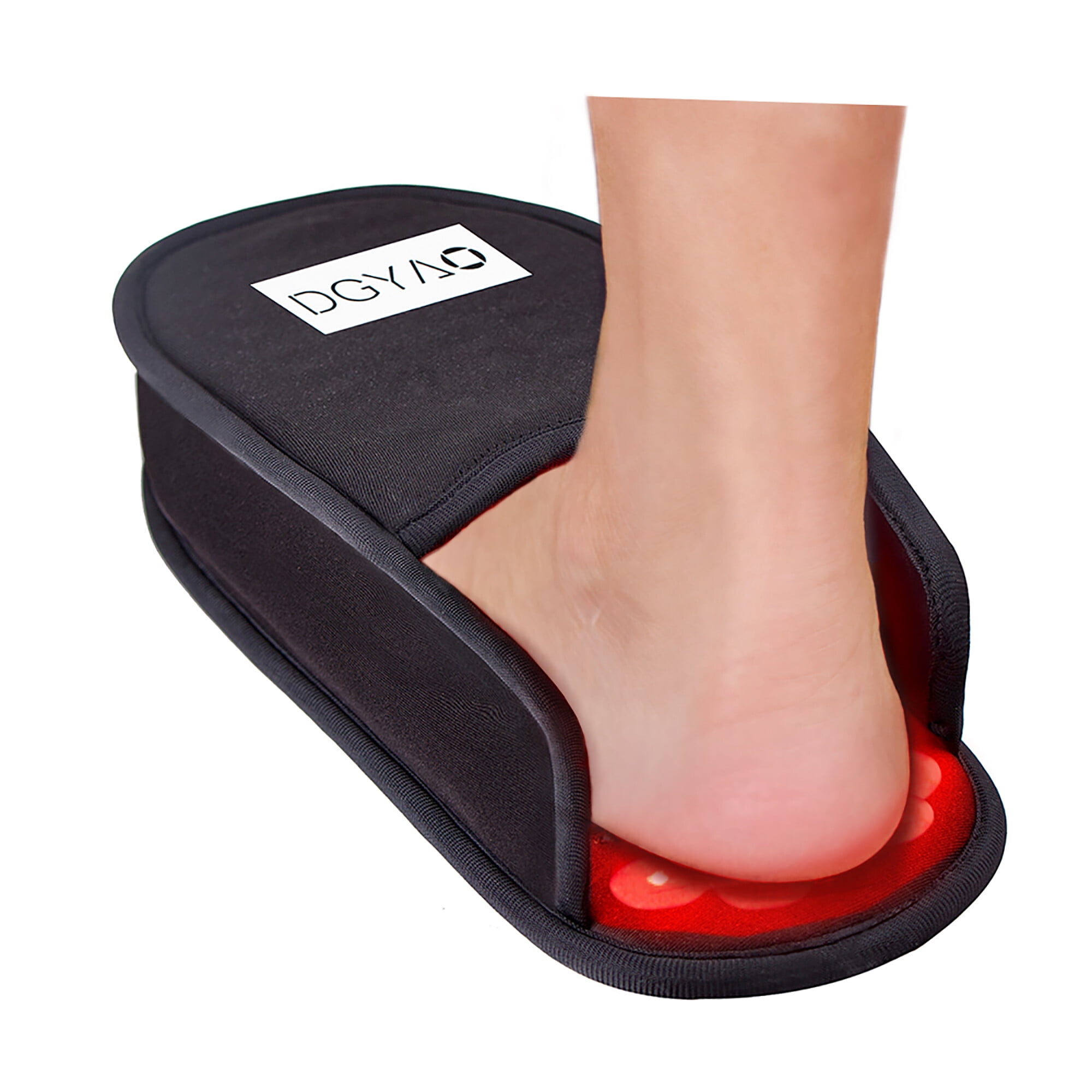 HAIYUE Red Light Infrared Pad Foot Massage Slipper for Foot Toes Instep