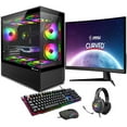 thumbnail image 1 of HAJAAN Liquid Cooled Gaming PC - MSI 27" Curved Gaming Monitor (RTX 4070 12GB GDDR6, Intel Core i7-13700F, 32GB DDR4 RAM, 1TB NVMe, Wifi 6, Bluetooth, Windows 11 Pro) - Black, 1 of 3