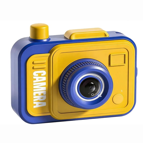 HAJAGP Blue Yellow Prank Water Gun - Memorial Day Pool Toy, Reverse Forward Splash Camera for Beach & Backyard