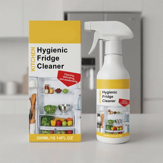 HAJAGP Hygienic Fridge Cleaner - Refrigerator Cleaner for Spring Kitchen, Odor Eliminating, 300ml