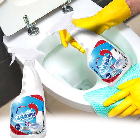 HAJAGP Toilet Revitalizing Agent 500ml, Fragrant Toilet Cleaner and Deodorizer, Removes Tough Stains and Rings