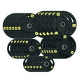 thumbnail image 1 of HAJEX 2" Rubber Bumper Weight Plates 693Lb, Set, 1 of 1