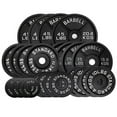 thumbnail image 1 of HAJEX Cast Iron Olympic Weight Plate (2-inch), 490Lb Set, 1 of 2