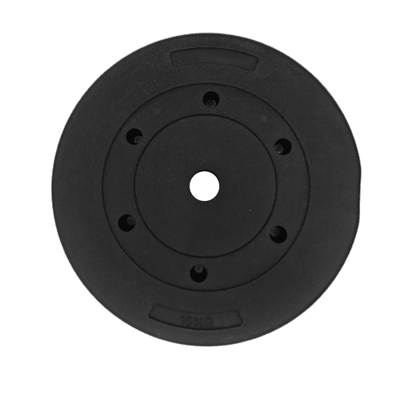 HAJEX PVC Standard Weight Plate, 1 x 22 lb, (10 kg)