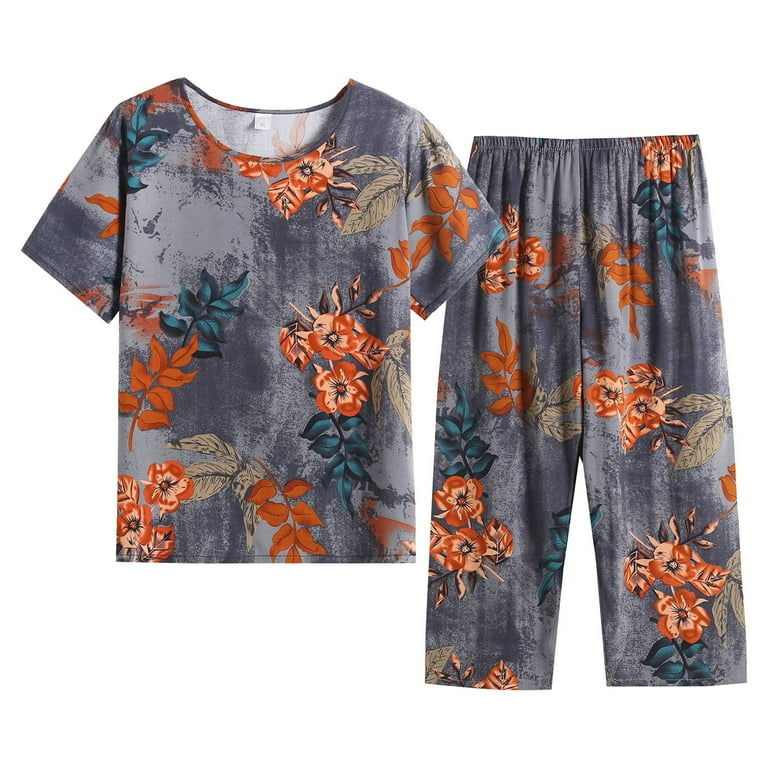 HAJGJP Comfy Fit Pants for Women 2 Piece Linen Outfit Sets Cotton