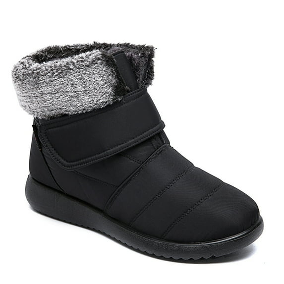 HAJINK Womens Snow Boots Warm Waterproof Comfortable Slip on Outdoor Winter Shoes