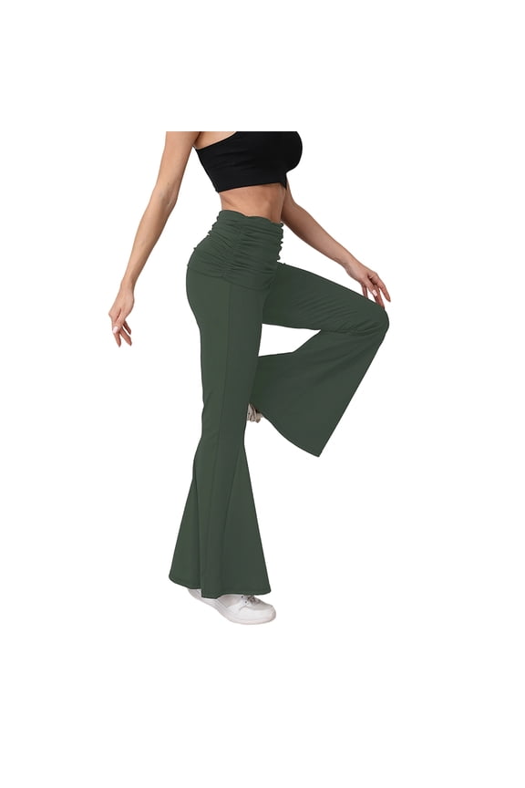 Bootcut Workout Pants for Women High Waisted Flare Yoga Leggings Tummy Control