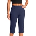 thumbnail image 1 of HAJWOH Capris for Seniors Women High Waist Stretch Womens Golf Pants Summer with Pockets Work Casual 2026, 1 of 4