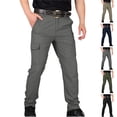 thumbnail image 1 of HAJWOH Cargo Pants for Men Relaxed Fit Waterproof Pants with Pockets Ripstop Work Construction Pant, 1 of 5