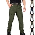 thumbnail image 1 of HAJWOH Cargo Pants for Men Relaxed Fit Waterproof Pants with Pockets Ripstop Work Construction Pant, 1 of 5