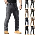 thumbnail image 1 of HAJWOH Cargo Pants for Men Stretch Water Resistant Ripstop Pants Outdoor Lightweight Work Hiking Pant with Pockets, 1 of 6
