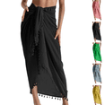 thumbnail image 1 of HAJWOH Coverups for Women Long Beach Cover Ups Bathing Suit Beach Sarong Wraps Swim Cover Up Skirt, 1 of 5