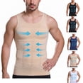 thumbnail image 1 of HAJWOH Men's Body Shaper Slimming Shirt Tummy Vest Thermal Compression Base Layer Slim Muscle Tank Top Shapewear, 1 of 4