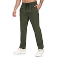 thumbnail image 1 of HAJWOH Men's Lightweight Hiking Pants Breathable Quick Dry Stretch Camping Fishing Running Athletic Active Joggers Pant, 1 of 5