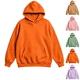 thumbnail image 1 of HAJWOH Men's Pullover Hoodie with Dropped Shoulder Sweatshirt Classic Loose Pullover Sweatshirts with Pocket, 1 of 5