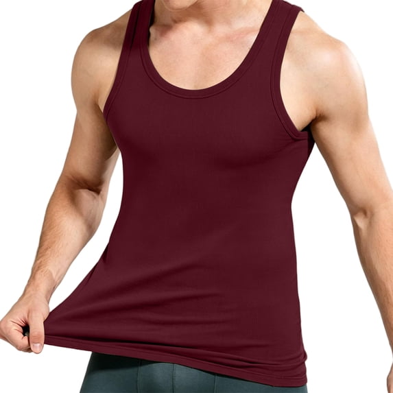 HAJWOH Mens Tank Tops 3XL Summer Beach Vacation Sleeveless Shirt Muscle Gym Workout Athletic Tank Tops