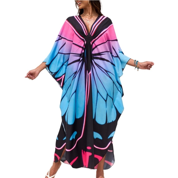 HAJWOH Moomoo Dress for Women Cotton Short Sleeve Plus Size Loungewear Nightgown Casual Summer