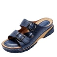 thumbnail image 1 of HAJWOH Orthopedic Casual Sandals for Women Arch Support Summer Flat Sandals Lightweight Slip on Non Slip Beach Slippers Vacation Beach 2026 New Foam Shoes Dark Blue 37, 1 of 4