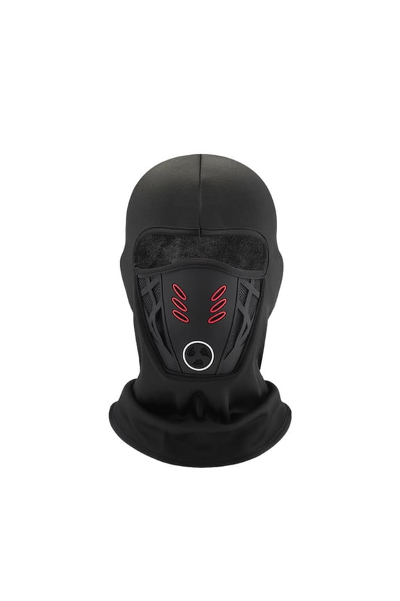 Ski Mask for Men Women, Winter Fleece Thermal Face Mask for Cold Weather, Windproof Balaclava Face Cover for Motorcycle Snowboard Red