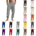 thumbnail image 1 of HAJWOH Sweatpants for Men Lightweight Baggy Stretch Drawstring Elastic Waist Jogging Pants with Pocket Work Joggers Trousers, 1 of 7