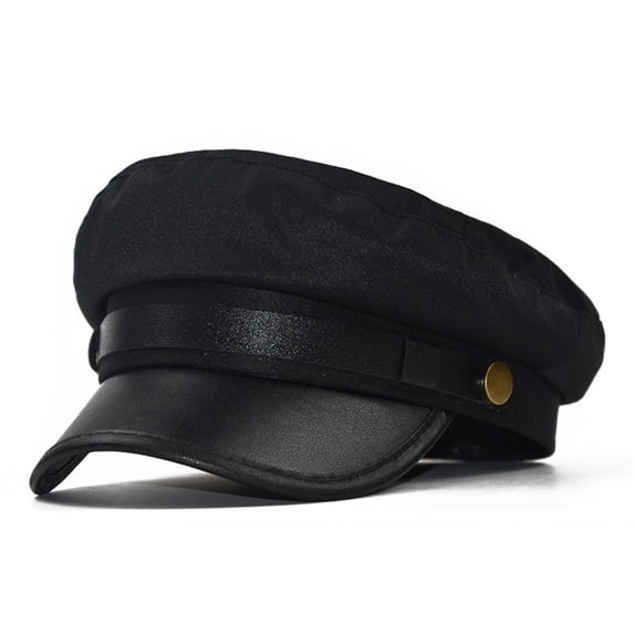 HAJWOH Vintage Beret Cap for Women Classic Newsboy Cap Painter Hat Flat Cap Adjustable Cotton Retro Cabbie Conductor Driver Hat