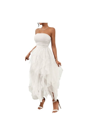 green emerald velvet dress Zapaka Women Cute White Bateau Short Graduation Dress Long Sleeves Lace-Up Back Commencement Dress with Lace, White / US4