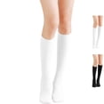 thumbnail image 1 of HAJWOH Women’s Trouser Socks Opaque Stretchy Knee High Stockings Soft Socks Dress Sock for Women, Comfort Fit for Uniform Daily Wear, 1 of 4