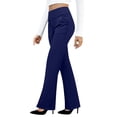 thumbnail image 1 of HAJWOH Womens Dress Pants Stretchy Work Pants Business Casual Slacks with 4 Pockets Pull On Office Trousers, 1 of 5