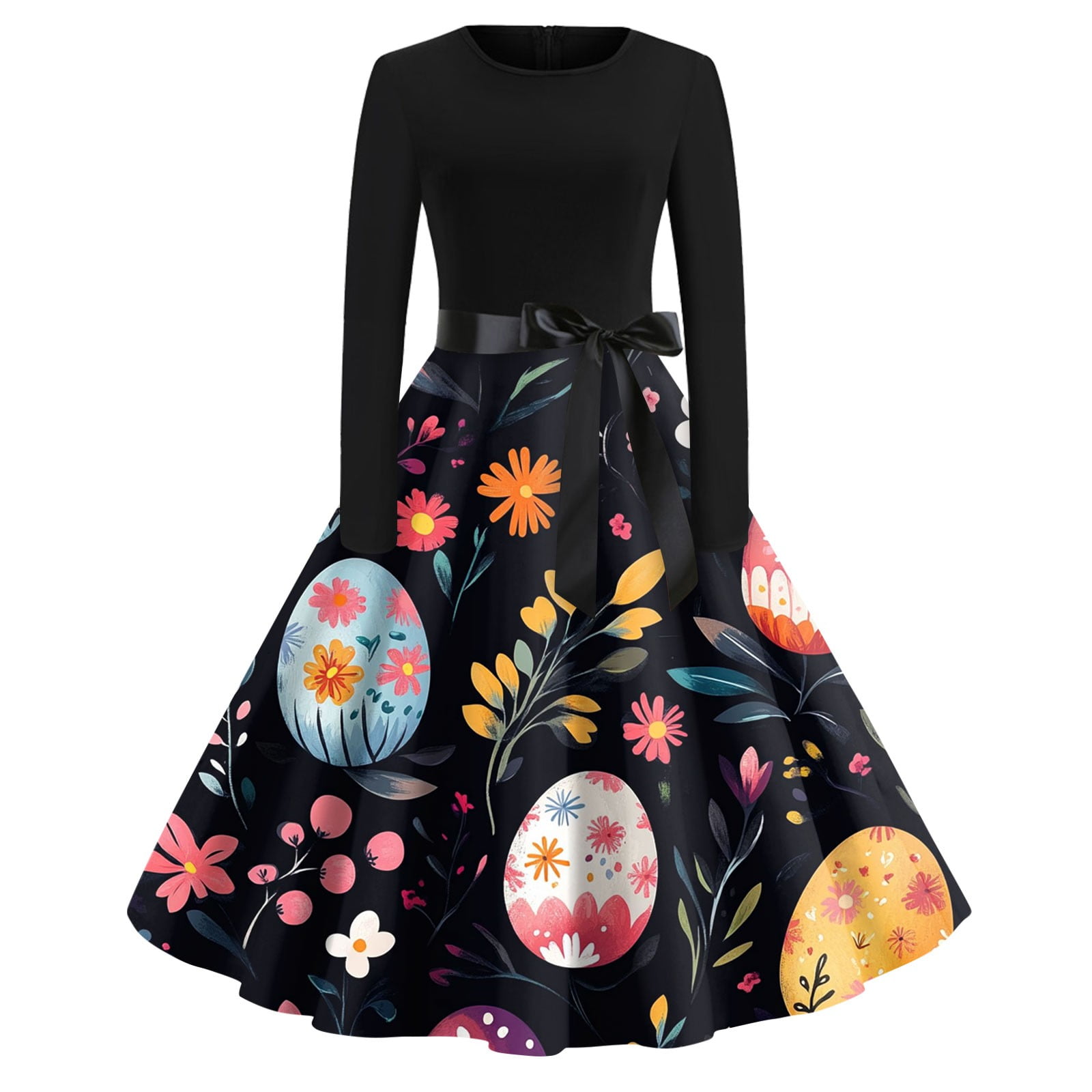 alberta ferretti long dress Printed long gown with open back main image 0