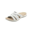 thumbnail image 1 of HAJWOH Womens Orthopedic Sandals Arch Support Flat Wedge Sandals Wide Width Slip on Non Slip Orthopedic Slippers Comfort 2026 Foam Shoes White 40, 1 of 4