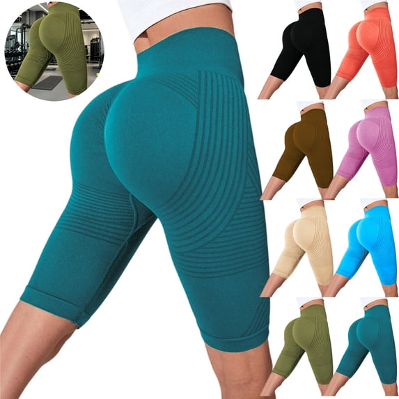 HAJWOH Yoga Compression 3D Leggings for Women New Anti Cellulite with Resistance Bands Butt Lifting Tummy Control Gym Yoga Pants for Daily Wear