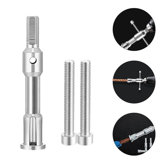 HAKIDZEL 1 Set Electrical Wire Stripper for Drill Workshop Field Service DIY Projects 4.13X0.79X0.79in