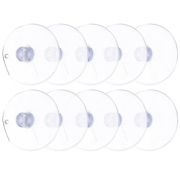 HAKIDZEL Suction Cups for Hanging Anti Collision Suction Cup Transparent PVC 100pcs