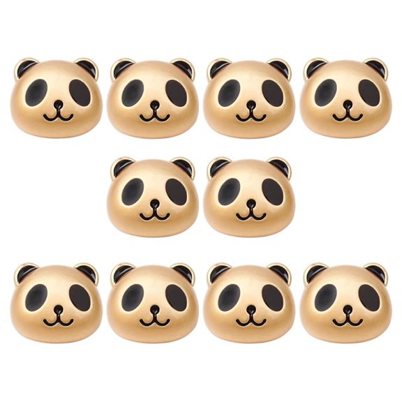 HAKIDZEL 10Pcs Jewelry Crafting Beads Panda Accessories for Diy Materials and