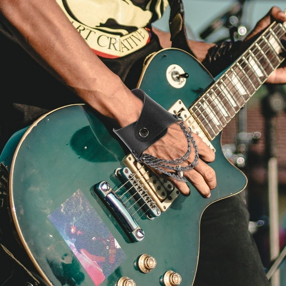 HAKIDZEL Fingerless Glove Black Biker Gloves 1Set 9.8x4.3in