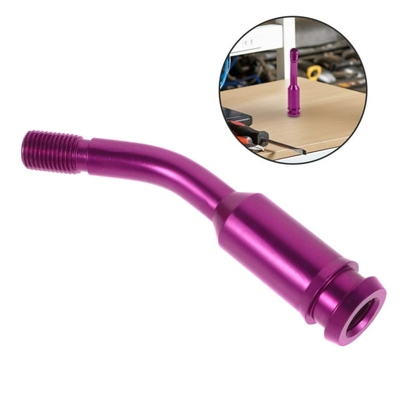 HAKIDZEL 1Pack Gear Shift Extension Rod for Driving Purple Aluminium Alloy T4 Design Gear Shifting Comfort