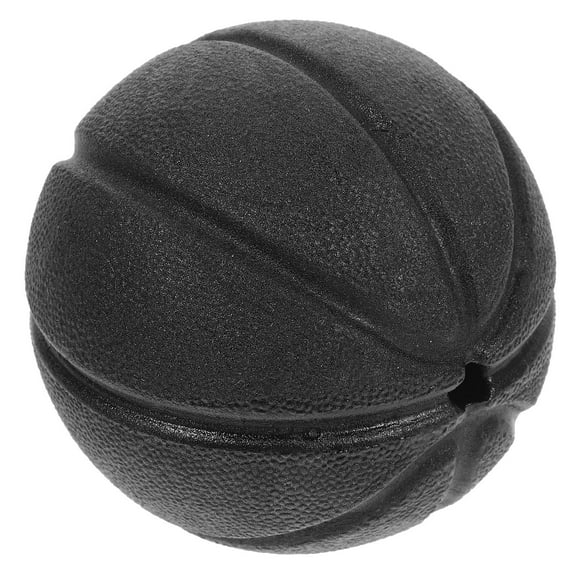 HAKIDZEL Dog Treat Ball Toy Black Latex TPR Foam 1Pcs 3.1X3.1X3.1In