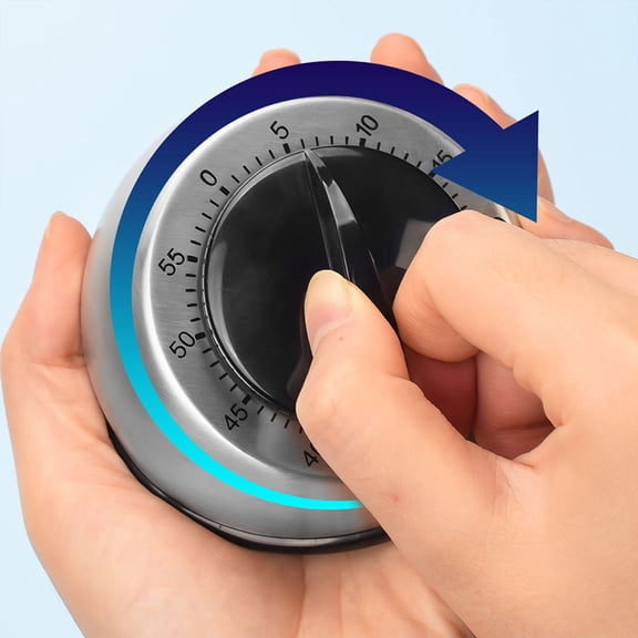 HAKIDZEL Kitchen Timer Cooking Stainless Steel 1Pack