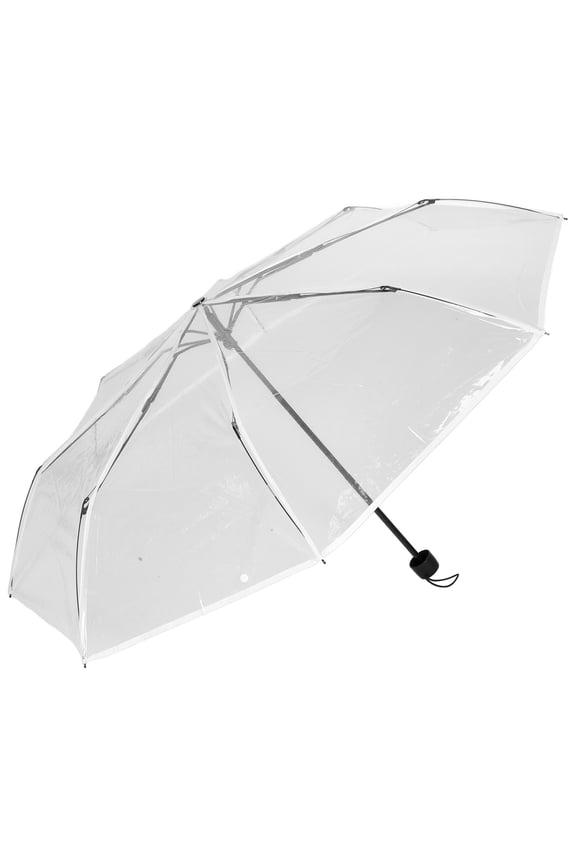 umbrella clear Umbrella Ergonomic Grip PVC Windproof 1Pack Rain Protection Travel