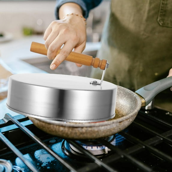 HAKIDZEL Metal Lid Cover Basting Cover 1Set For Outdoor Cooking