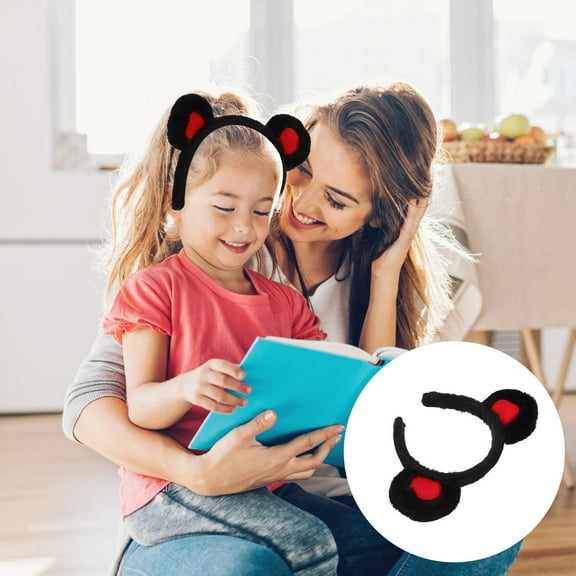 HAKIDZEL Ear Headband Black 1Pack 8.7x6.3in