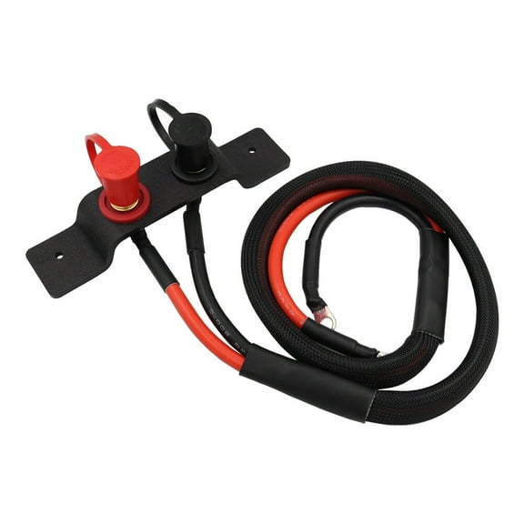 HAKIDZEL 1Pcs Brass and Braid Strap High Voltage Cables for Extension Connector in Vehicles Jumper Cables for Truck